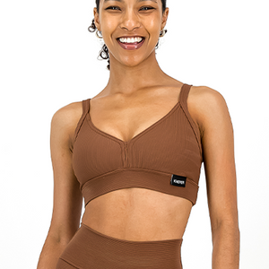 Get On The Green Rib Sports Bra, Activewear Indonesia